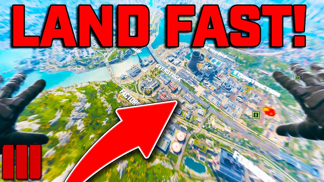 HOW TO LAND FIRST IN WARZONE! | LAND FAST IN WARZONE! (WARZONE MW3)