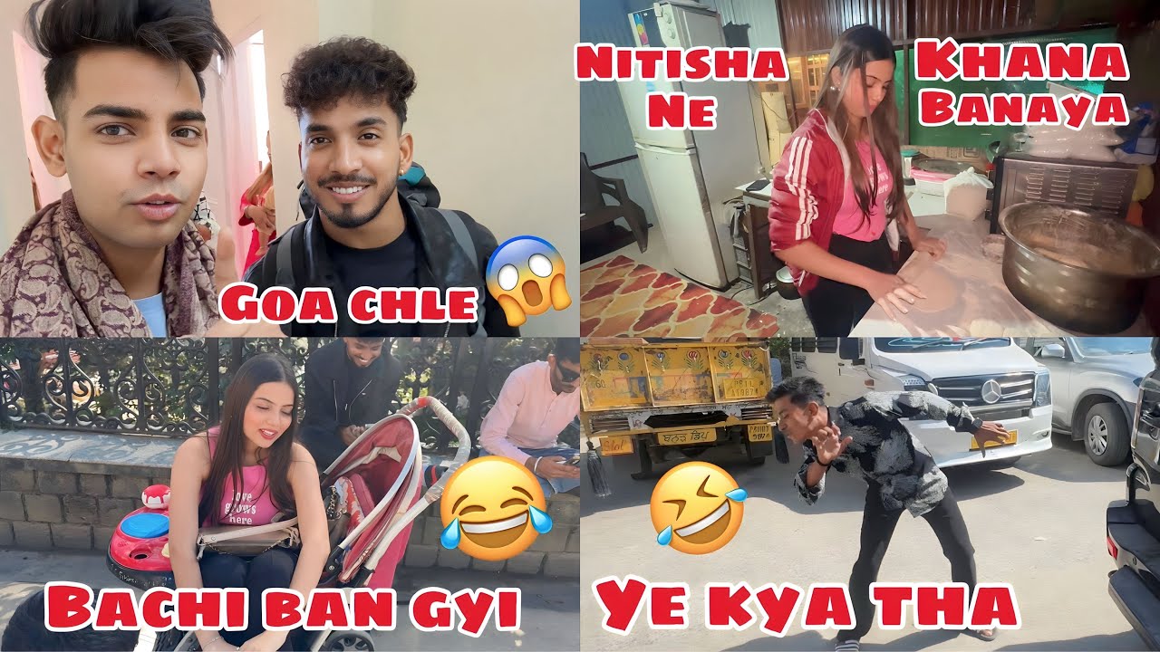 Nitisha Ne Banaya Khana 😍 || Goa Chlne Ka plan Banliya 🤣 || Abid Vlogs