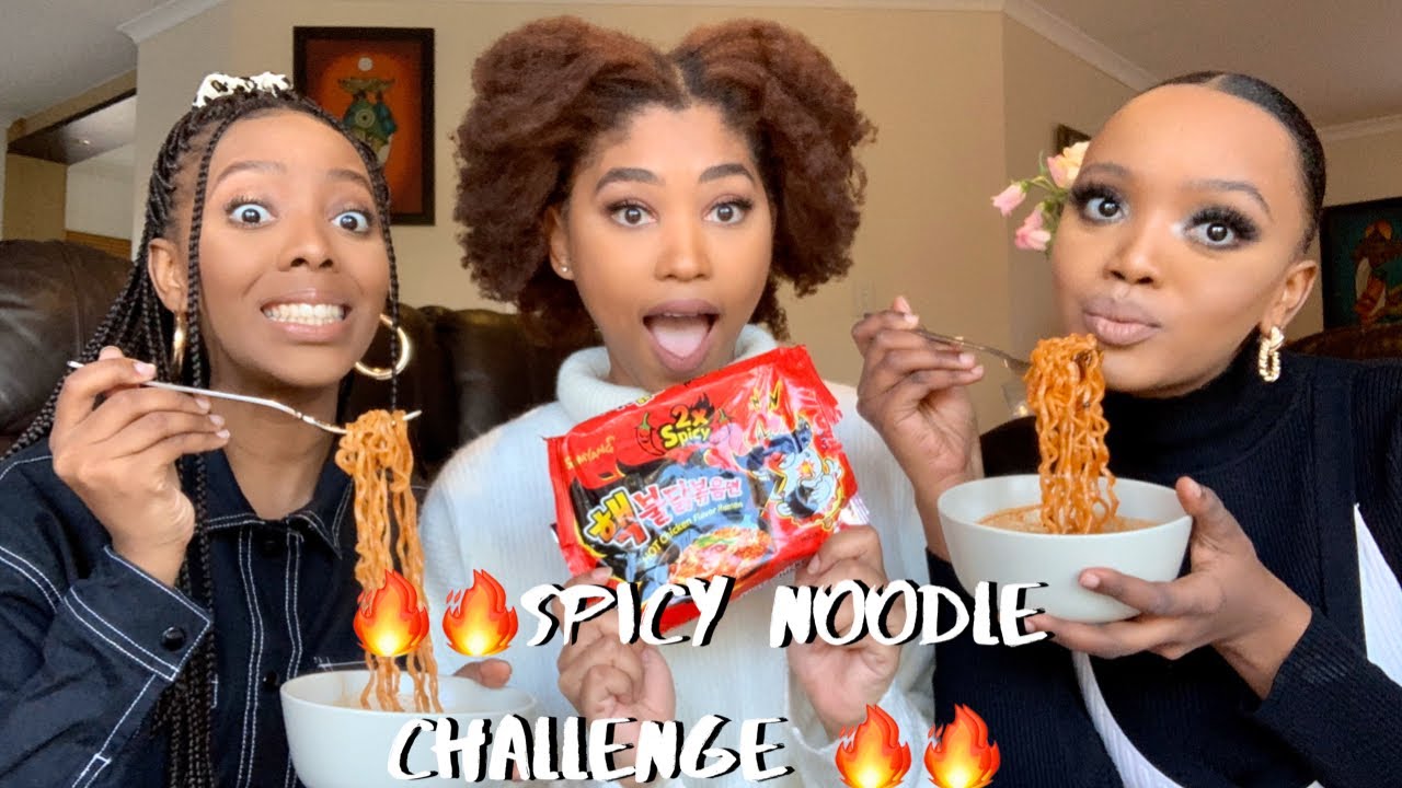 EXTREME SPICY NOODLE CHALLENGE 🔥🥵 | South African Youtuber