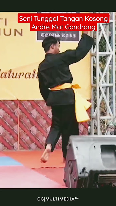 Seni Tunggal tangan kosong Andre Mat Gondrong PSHW Sidoarjo