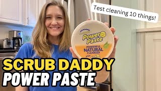 Testing Scrub Daddy POWER PASTE | 10 Things to Clean