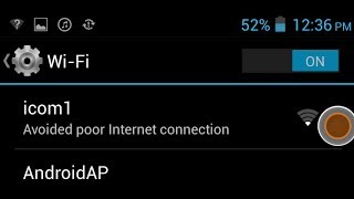 Avoided poor Internet connection / Authentication Problem (Android Wi-Fi)