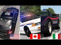 Police Chases from Around the World | BeamNG.drive