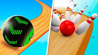 Going Balls vs Bowling Rush - Sky Race Balls 3D screenshot 4