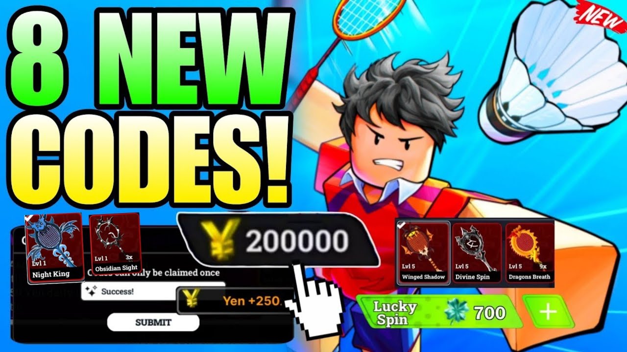 ALL NEW *UPDATE 4 CODES* IN RACKET RIVALS 2025 NOVEMBER - ROBLOX RACKET RIVALS CODES 2025