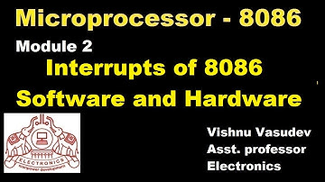 interrupts of 8086 - Software and Hardware