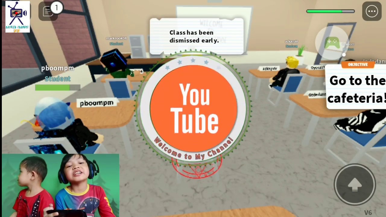 Main game Roblox ada zombie di sekolah - YouTube