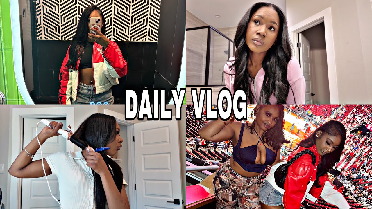 VLOG - DO A QUICKWEAVE WITH ME + GIRLS NIGHT OUT + LETS GET THIS SKIN TOGETHER FT CURLS QUEEN HAIR