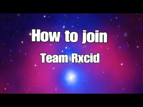 How to join Team Rxcid