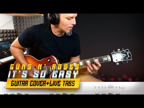 It's So Easy | Guns N' Roses | Guitar Cover With Solos And Live Tabs