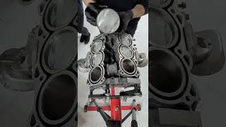 NISSAN 350Z VQ35DE piston assembly.Complete engine rebuild.#vq35de #350z #nissan #nismo #engineering