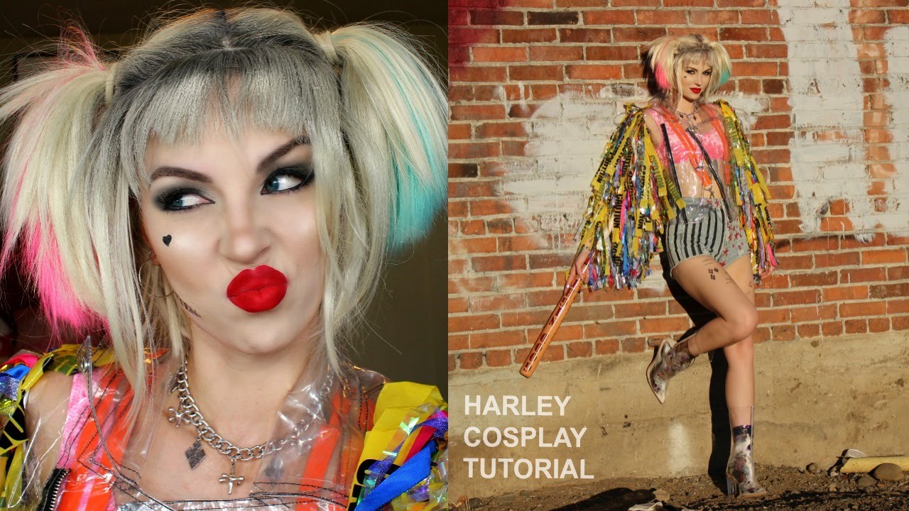 Harley Quinn Birds Of Prey Makeup & Cosplay Tutorial!