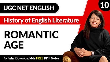 UGC NET English June 2025 | Romantic Age | History of English Literature