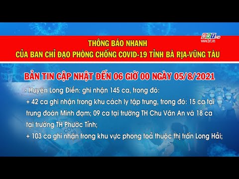 Video Thông báo nhanh số 97 của BCĐ phòng, chống COVID-19... - YouTube