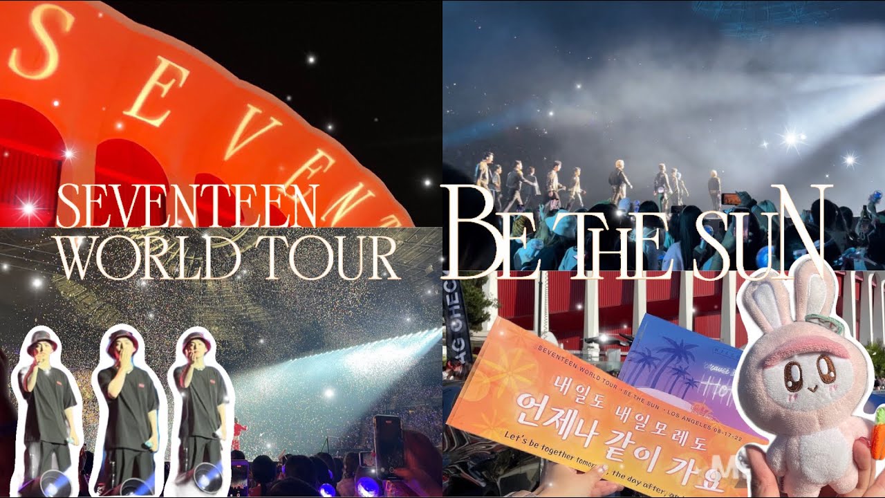 ペンサ頂戴いたしました‼️セブチのコンサートが最高すぎた‼️BE THE SUN in LA🇺🇸✈️【캐럿 브이로그】