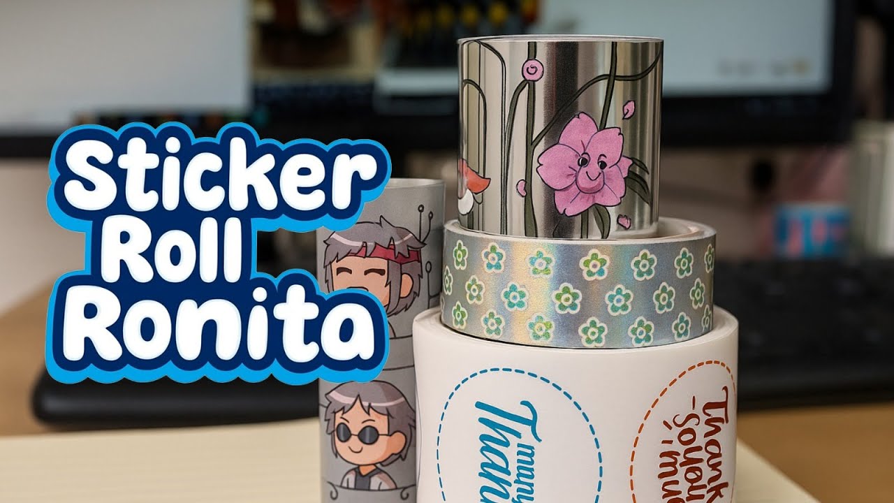 Kenalin Stiker Roll Produksi RONIta Digital Printing