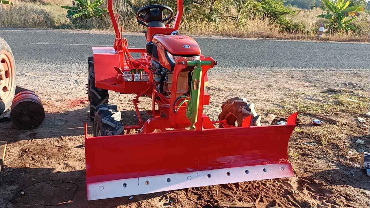 Home made Traktor ត្រាក់ទ័រកែឆ្នៃ ហេង លាងពៅ រួចរាល់ហើយ បងប្អូនកុម្មង់បាន 0972222913