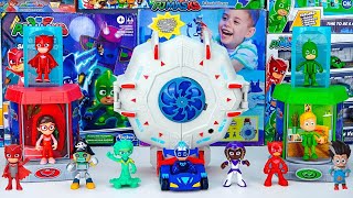 PJ Masks Power Heroes Tower Playset Unboxing ASMR Compilation 