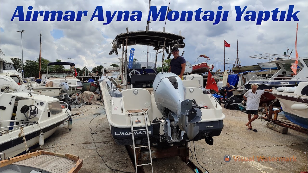 Balık Bulucu Ayna Montajı Nasıl Yapılır / Lowrance Airmar TM185M Monatjı Bölüm 2
