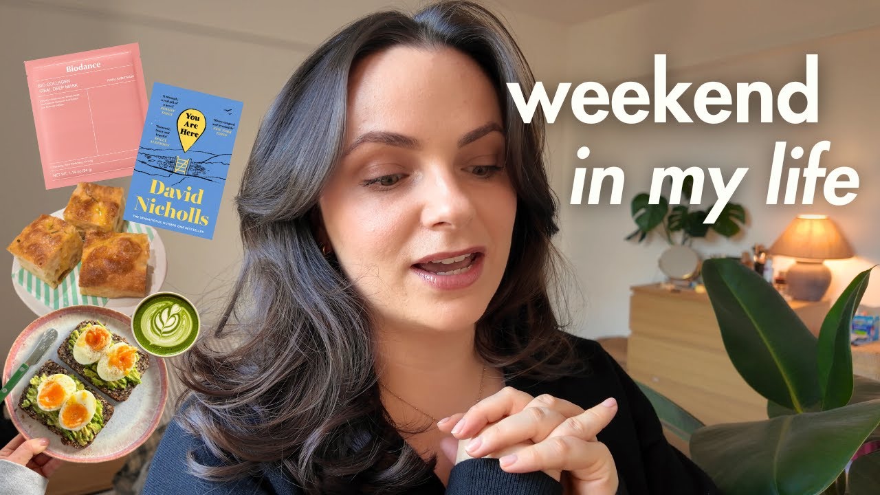 spend a typical weekend with me 🫂 book chats, viral skincare and a sourdough fail | london vlog