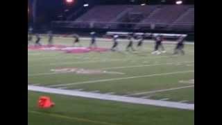 BHS Boys POM half time dance show Bolingbrook Sept 2012