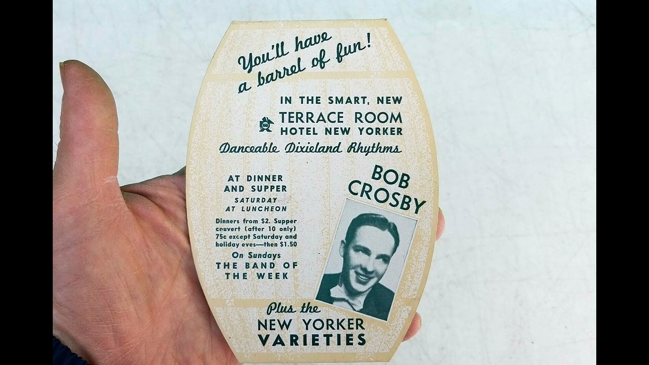BOB CROSBY: A SWING CONCERT FOR JOE SULLIVAN (Congress Hotel, 4.18.37)