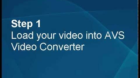 How to make a YouTube video in HD quality using AVS Video Converter?