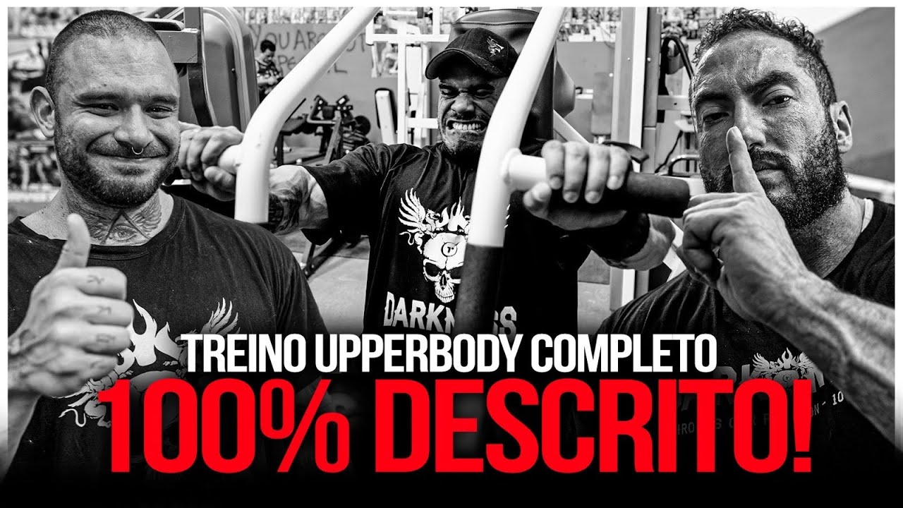 NINJA, MORAES E SAIZEN | TREINO UPPERBODY COMPLETO!! *vol 1*