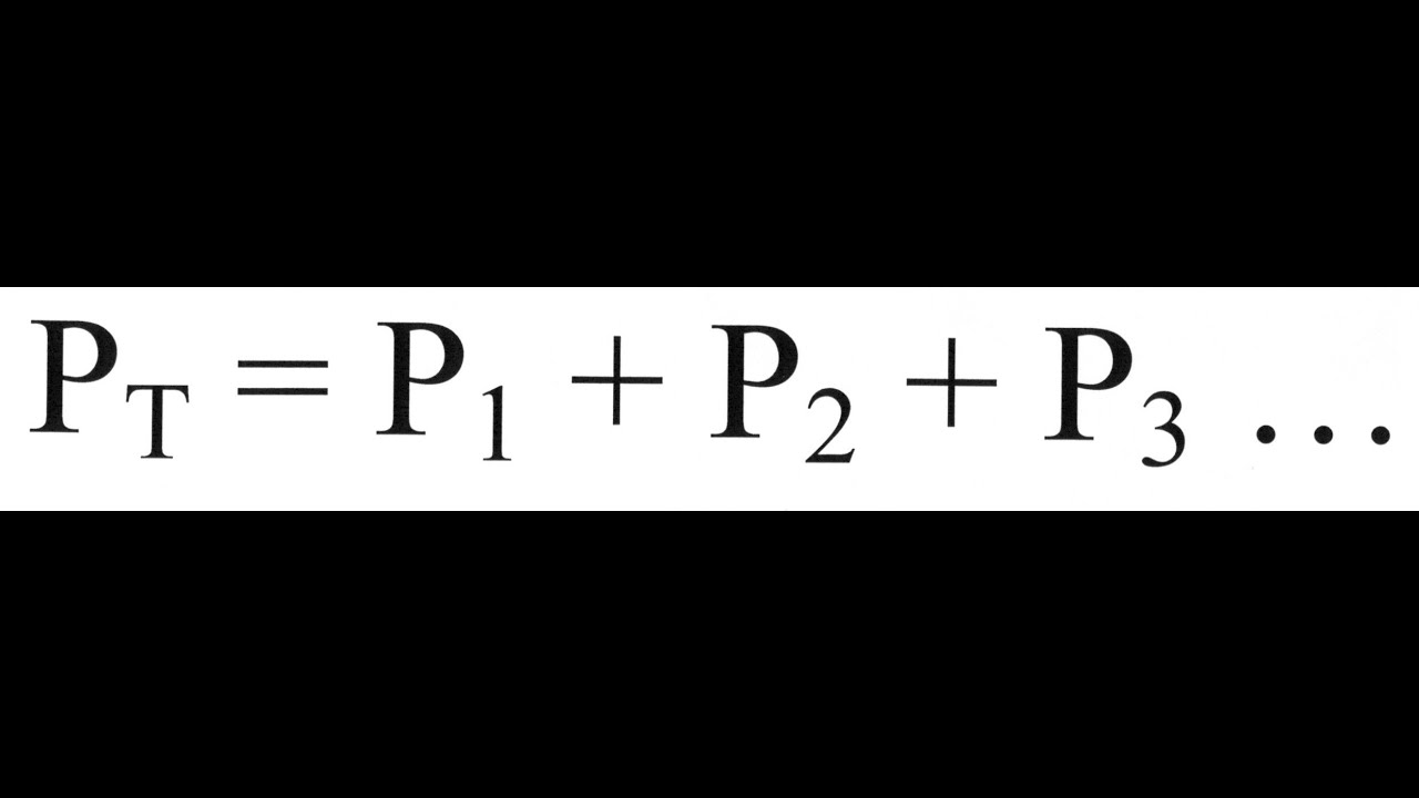 dalton s law of partial pressures youtube dalton law