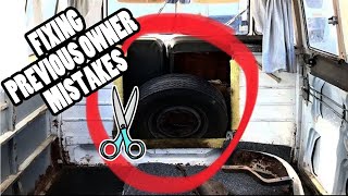 Bulkhead Repair - 1966 Split Window VW Bus