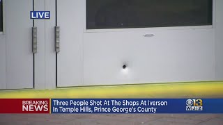 Man In Critical Condition, Two Women Injured In Prince George's County Shopping Center Shooting; Sus
