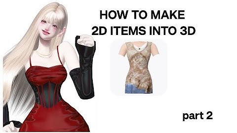 ZEPETO 3D ITEMS IN PHONE| HOW TO MAKE 2D INTO 3D| PART 2