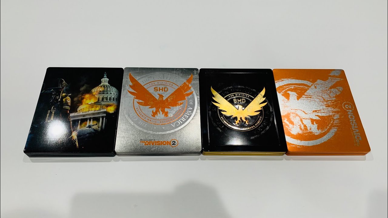 The Division 2 ALL 4 Steelbooks! - YouTube