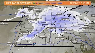 LIVE RADAR: Snow moves across Minnesota