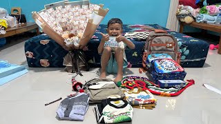 RAFA SENANG SEKALII UNBOXING KADO ULANG TAHUN🥰🤗❤️