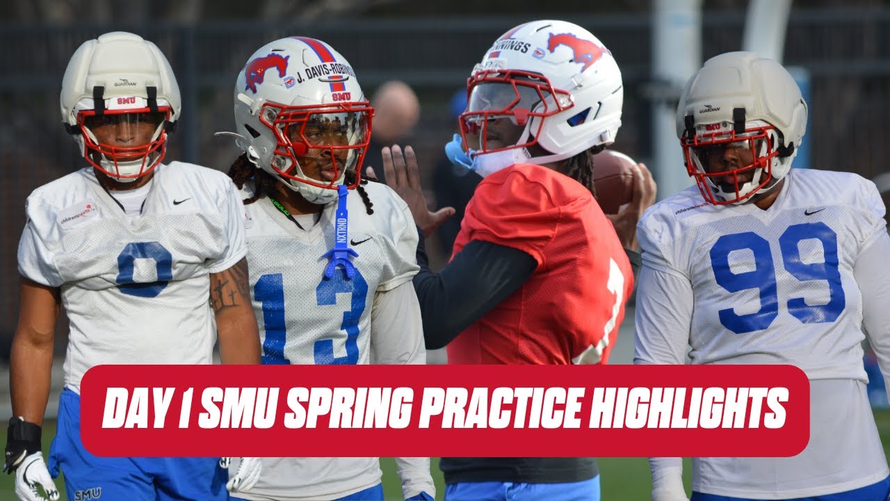 SMU spring practice day two highlights