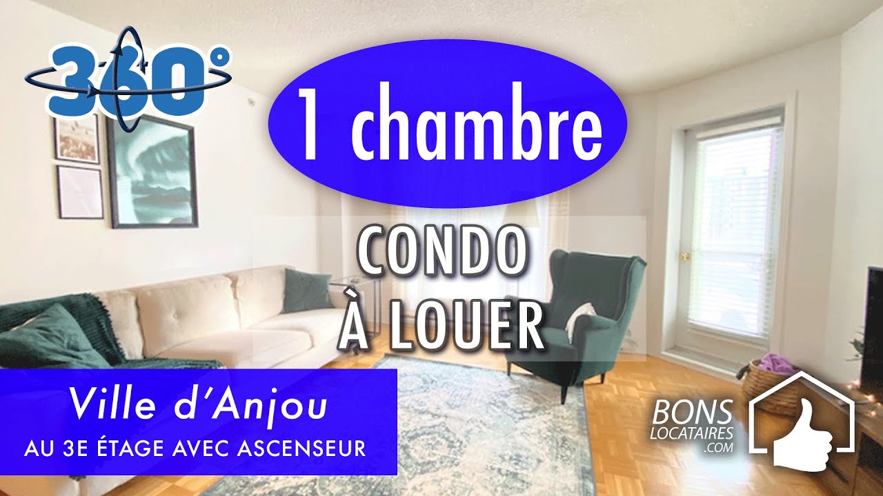 Condo à louer / Visite virtuelle/Apartment Tour/ Ville d’Anjou