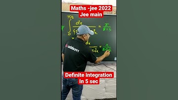 Definite integration in 5 seconds #jeemains #jeeadvanced
