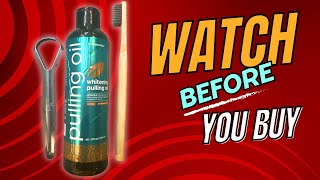 Review & Demo of Coconut Oil Pulling, Scraper & Toothbrush Set