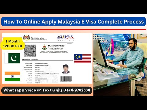 How To Online Apply Malaysia E Visa Step By Step | Malaysia E Visa Complete Process Online