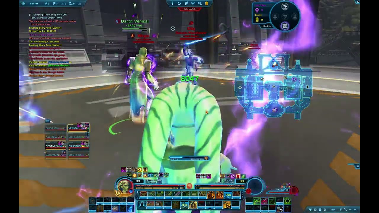 SWTOR Odessen Proving Grounds - Sawbones 25/01/2025 (close in middle but we managed to pull ahead!)