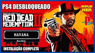 How to install the Havana mod menu in Red Dead Redemption 2 on a jailbroken PS4.