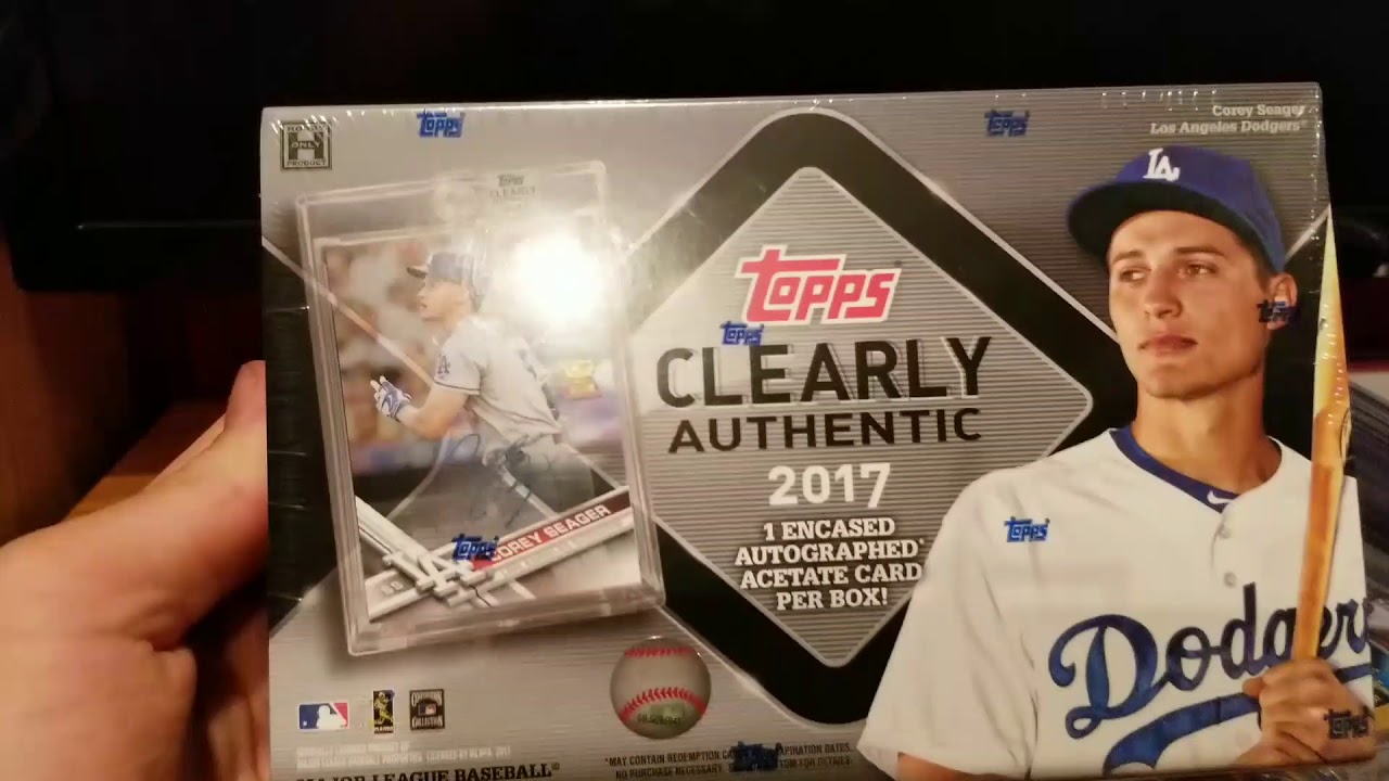 2017 Topps Clearly Authentic Baseball YouTube
