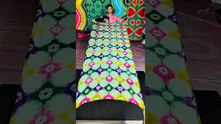 Tie Dye Butta Bandhani Design 🔥 Traditional Fabric Art #Shorts