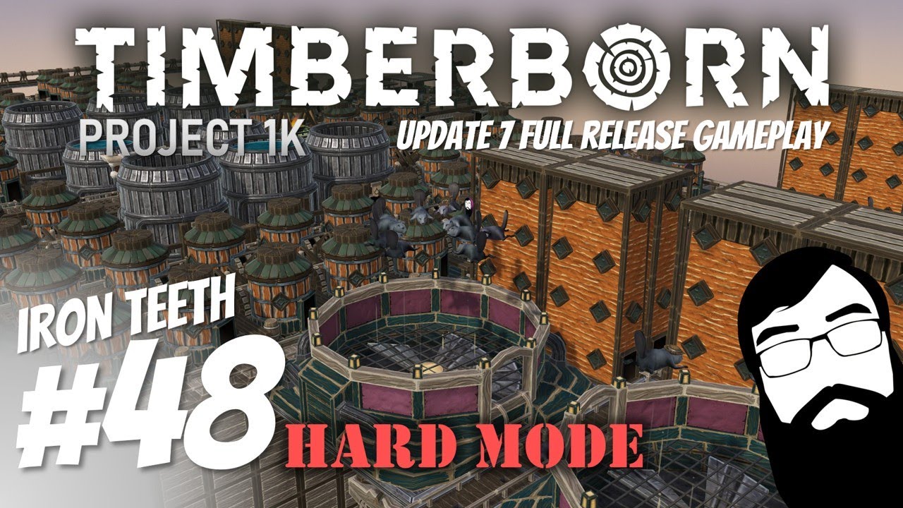 Let's get food production and housing finished! Timberborn Update 7 Iron Teeth Project 1K Episode 48