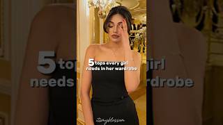 5 tops every girl needs in her wardrobe👚💗#itsmyblossom #aesthetic#viral#fyp#shorts#essentials#tops