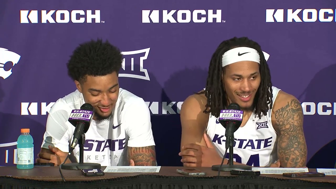PJ Haggerty and Nate Johnson reflect on Kansas State debut & win over UNCG