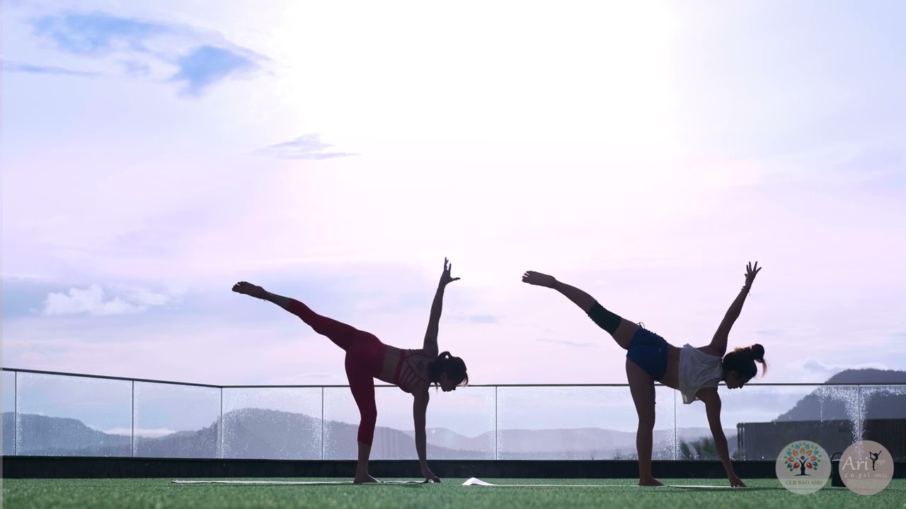 Vinyasa flow - slow deep breathing- Song Lovely by Billie Eilish & Khalid