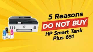 DON'T BUY HP Smart Tank Plus 651 BEFORE WATCHING THIS VIDEO! 😱 (5 Reasons)