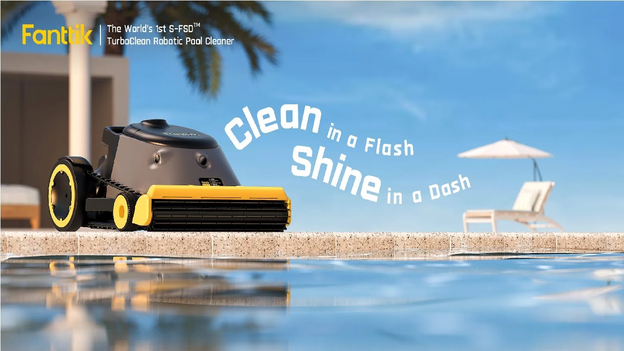 2025 Lazy Genius Fanttik Aero X 4X Efficiency, 6H Working Time Cordless Robotic Pool Vacuum Cleaner